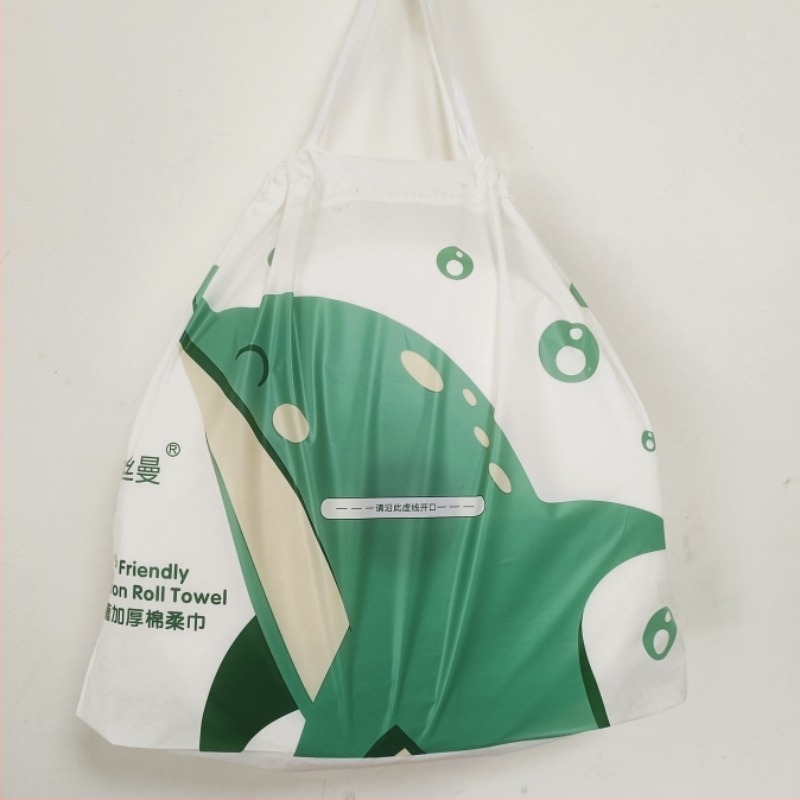 Rosman πετσέτες προσώπου μιας χρήσης, παχύτερες, διπλής χρήσης για στεγνό και βρεγμένο καθαρισμό, βαμβακές