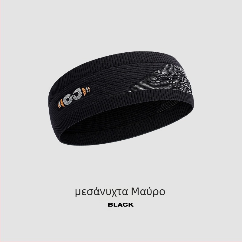 Αθλητικός κεφαλόδεσμος χωρίς ραφές, απορροφά τον ιδρώτα, αναπνεύσιμος, γρήγορο στέγνωμα, Νάιλον/Σπάντεξ/Πολυεστέρας, για τρέξιμο, ποδηλασία και μπάσκετ