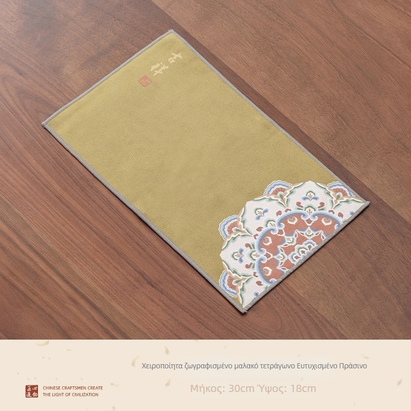 Πετσέτα τσαγιού, κινεζικού στυλ, πρώτη κατηγορία ποιότητα, συσκευασία OPP σακουλάκι, 50 τεμάχια ανά κουτί, κυκλοφόρησε το καλοκαίρι του 2020, μάρκα Qinglanfang