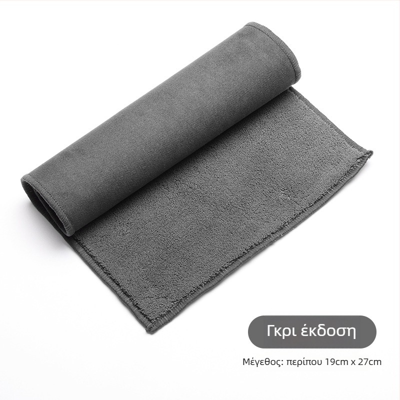 Πετσέτα αυτοκινήτου από σουέ, διπλής όψης, εξαιρετικά απορροφητική, χωρίς ίνες