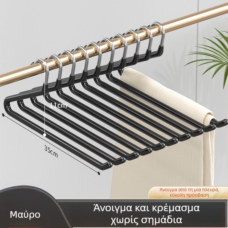 Κρεμάστρα παντελονιών από ανοξείδωτο ατσάλι σε μορφή χήνας, αντιολισθητικά κλιπ για οικιακή ντουλάπα, μοντέρνο μινιμαλιστικό στυλ