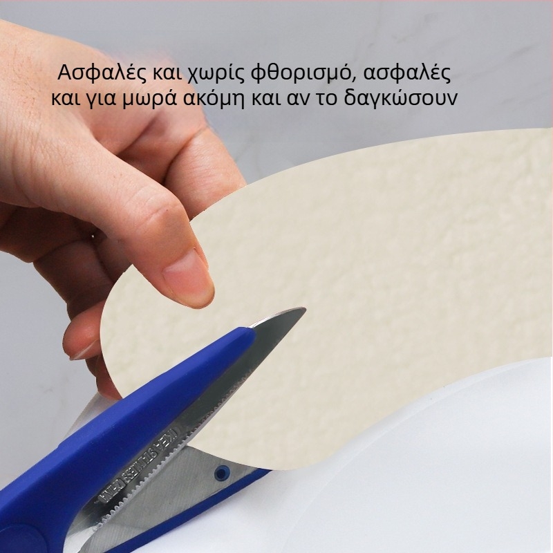 Παιδικό βελούδινο αυτοκόλλητο μαξιλαράκι για το καπάκι της τουαλέτας, πλυόμενο, κοπτό-στο-μέγεθος, ζεστό, Quan Lekang