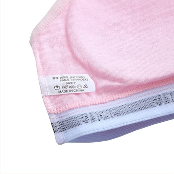 Σετ παιδικά σουτιέν από βαμβάκι με τοπ τύπου γιλέκο, 90-95% βαμβάκι, πλήρης cups, σταθερές διπλές τιράντες, αναπνέει και απορροφά τον ιδρώτα