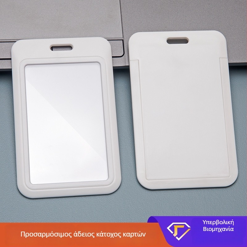Θήκη καρτών/ID με καρτούν σχέδιο, από ABS πλαστικό + διαφανές PET φύλλο, προσαρμοσμένη επωνυμία