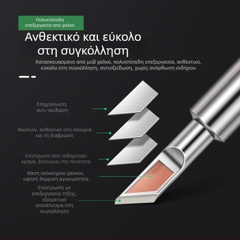 Άκρη συγκόλλησης BY905 – Καθολική εσωτερική θέρμανση, 60W, Χαλκός, Άκρη σε σχήμα αλόγου 905S