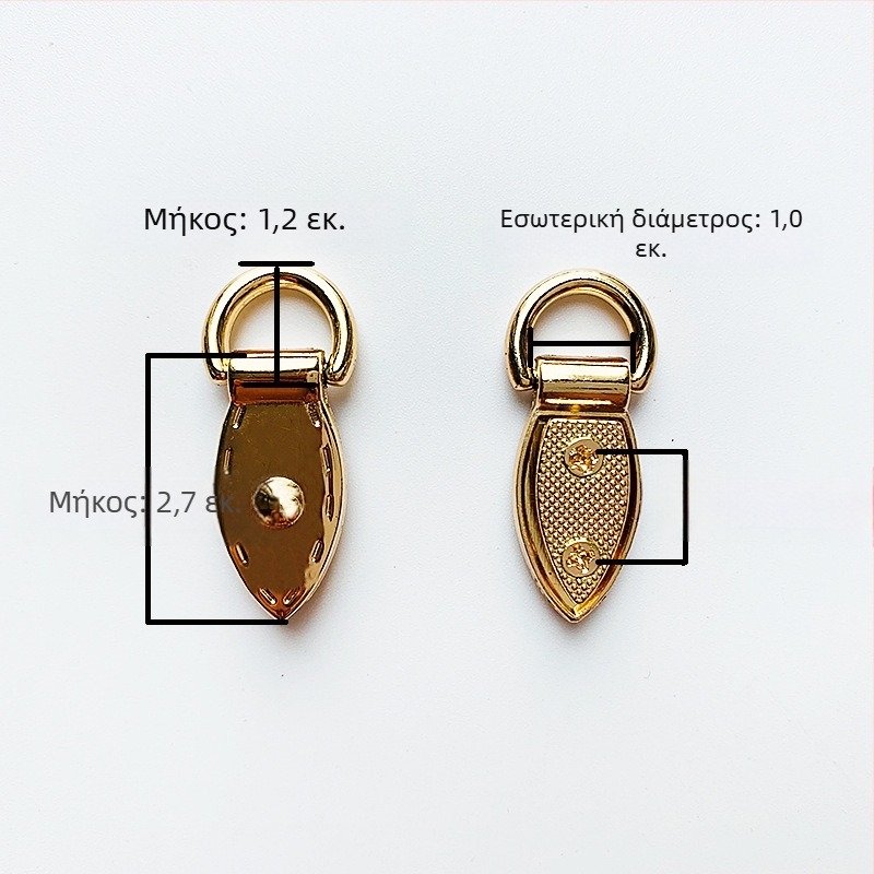 sanmushi τσάντα crossbody με μεταλλική εξάρτηση: γάντζοι για το λουρί, μπαιονέτ αγκίστρια και πλαϊνά κλιπ
