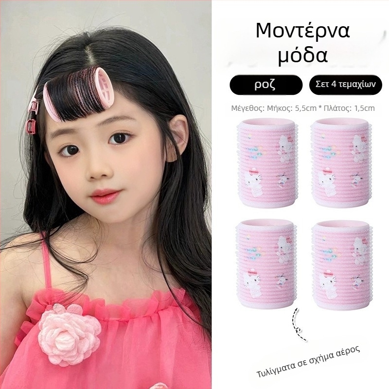 Παιδικό σωληνάκι μπούκλων μαλλιών με καρτούν — πλαστικό/ρητίνη, χειροποίητο, Yinmai