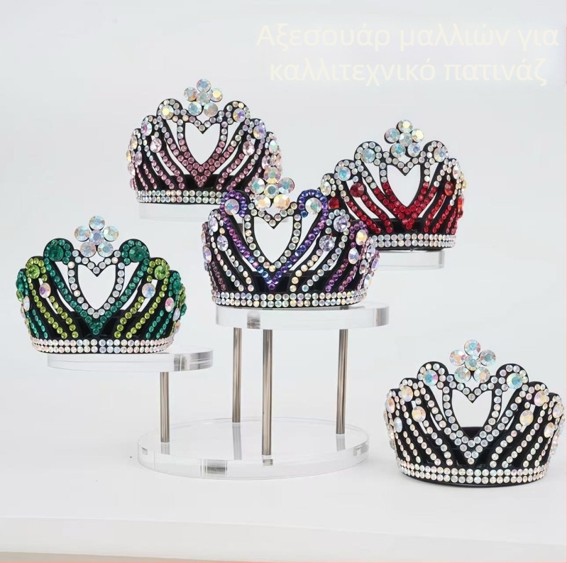 Δαντελένιο στέμμα μαλλιών με ελαστική ζώνη για σκηνικές παραστάσεις (Υλικό: Δαντέλα; Στυλ: IN style; Διαδικασία: Πλέξη; Κατάλληλο για: Παιδιά; Μάρκα: Independent)