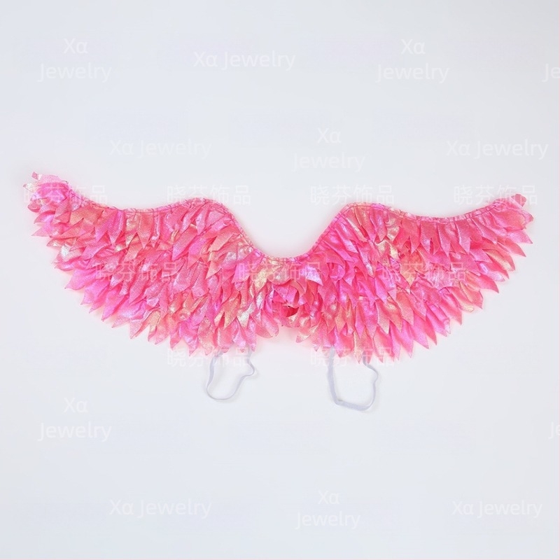 Φωτιζόμενα Αγγελικά Φτερά – Πέπλο από Πολυεστέρα για Μικρή Νεράιδα