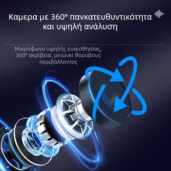 Ενσύρματο μικρόφωνο λαβαλιέρ με χωρητική κάψουλα, SNR ≥ 60 dB, χωρίς εσωτερική μπαταρία