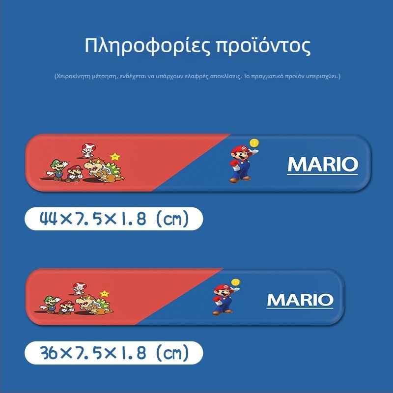 Μαξιλαράκι καρπού για πληκτρολόγιο και ποντίκι — σιλικόνη, αφρός μνήμης για την παλάμη, διπλής όψης με θέμα καρτούν, αντιολισθητικό, ανθεκτικό στη φθορά, εύκολο στον καθαρισμό