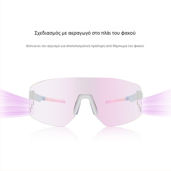 EL018 TR90 Γυαλιά ποδηλασίας, αντιανεμικά, unisex, ρυθμιζόμενες μύτες, συμβατά με διοπτρικούς φακούς