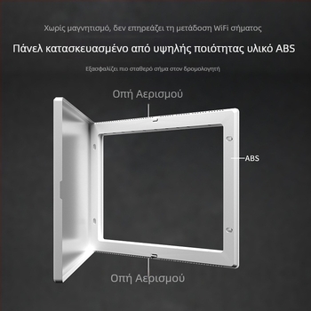 Κρυφή θήκη χαμηλής τάσης με μονάδα πολυμέσων για οικιακή οπτική ίνα, εσωτερική χρήση. Μάρκα Minaem/Monsan. Κέλυφος και κάλυμμα ABS.