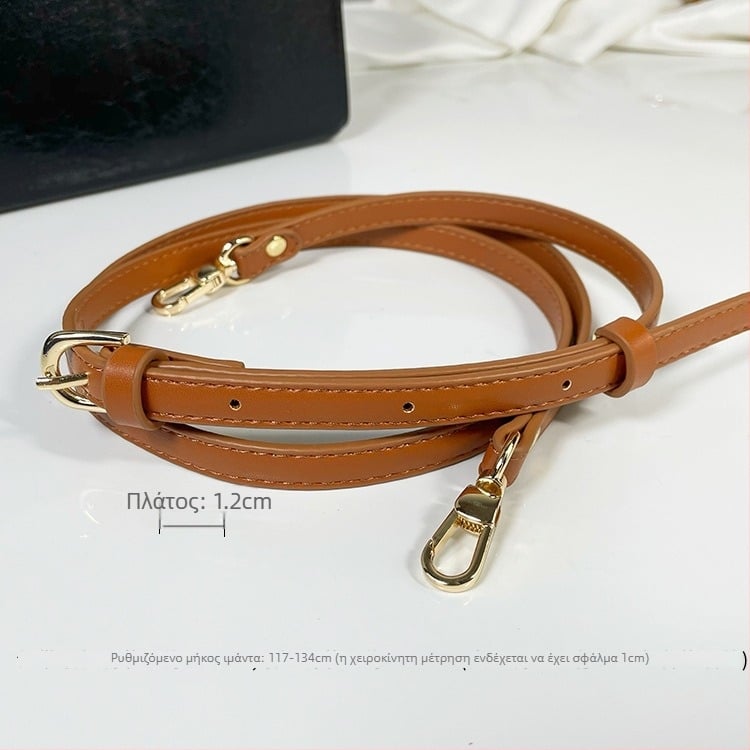 Ρυθμιζόμενος ιμάντας PU για τσάντα crossbody – χειροποίητο ανταλλακτικό αξεσουάρ
