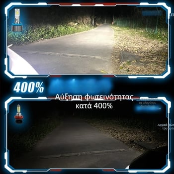 LED φανάρι αυτοκινήτου - ισχύς 65W, τάση 9-32V, 13000 lm, IP68, αλουμινένιο περίβλημα