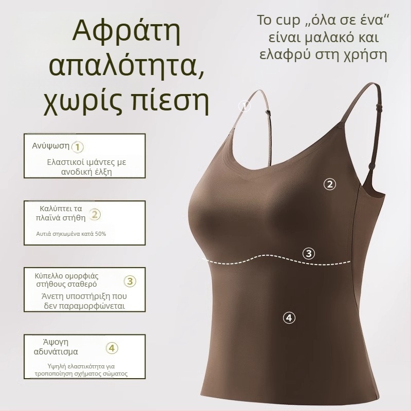 6617 Αναβαθμισμένη έκδοση: ενιαίο κορμάκι χωρίς ραφές με ιμάντες για γυναίκες, Ice Silk με άρωμα Καμέλια, λεπτή γραμμή, εξωτερική χρήση, όμορφο πίσω