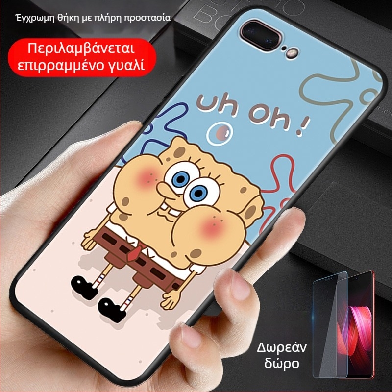 Θήκη σιλικόνης για iPhone της Apple – πλήρης κάλυψη, Cartoon στυλ (Υλικό: Σιλικόνη; Συμβατό με: Apple; Στυλ: All-inclusive, Cartoon)