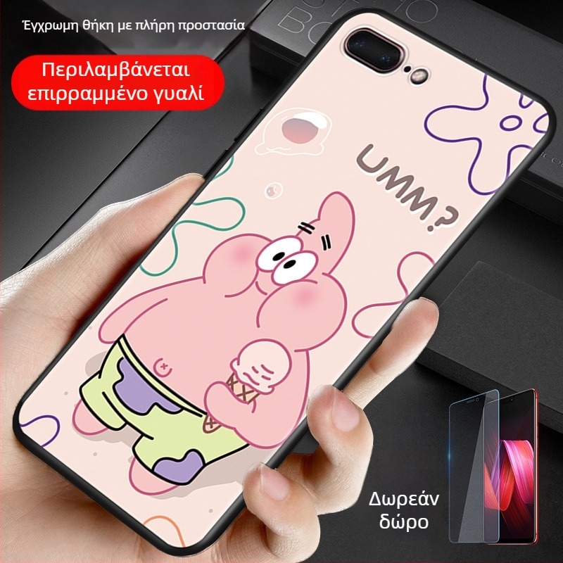 Θήκη σιλικόνης για iPhone της Apple – πλήρης κάλυψη, Cartoon στυλ (Υλικό: Σιλικόνη; Συμβατό με: Apple; Στυλ: All-inclusive, Cartoon)