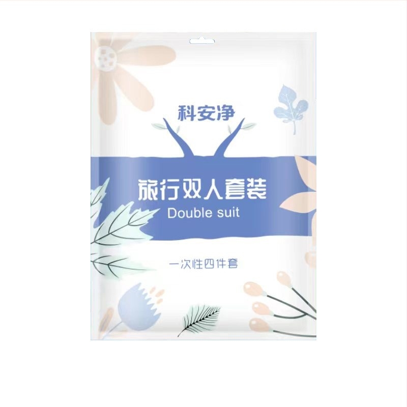 Τυπωμένο μιας χρήσης σετ σεντόνια ξενοδοχείου τεσσάρων τεμαχίων από SMS ύφασμα