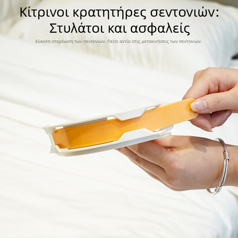 Κλιπ για σεντόνια, μη ολισθηρό, αόρατο κούμπωμα, PP υλικό, αγροτικό στυλ