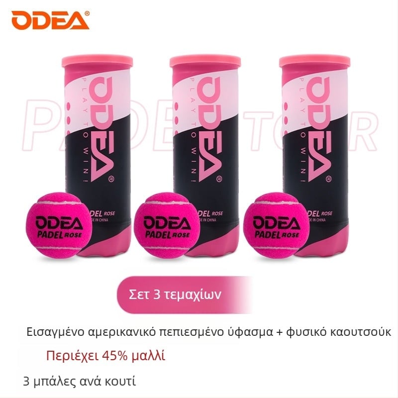 Odear Padel Ball – Μπάλα Padel Τένις Τύπου Κλουβί με Παχύ Εσωτερικό Στρώμα, Υψηλή Ελαστικότητα, Ανθεκτική Προπονητική Μπάλα