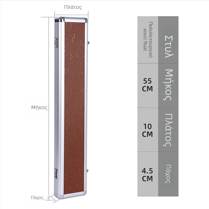 Κουτί από κράμα αλουμινίου για ψαρευτικά φλουριά, επεκτεινόμενο, με μεγάλο αποθηκευτικό χώρο (Προέλευση: Κίνα; Υλικό: Αλουμίνιο; Μάρκα: Άλλο; Χωρίς ιδιωτικό σήμα)