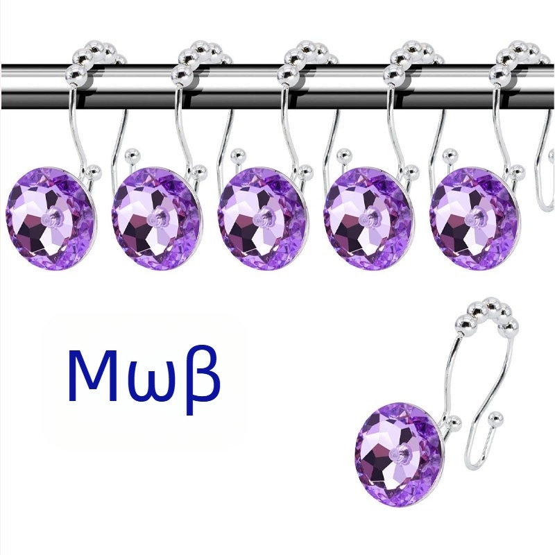 Ming Crown διπλός γάντζος κουρτίνας από ανοξείδωτο ατσάλι, μοντέρνο μινιμαλιστικό στυλ