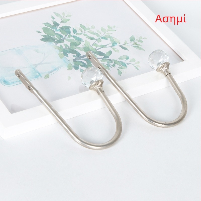 Γάντζος κουρτινών – σχήματος U, κράμα αλουμινίου, μάρκα Know the dream