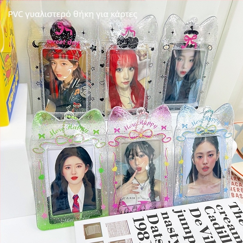 Διαφανής θήκη καρτών PVC για κάρτες ID/πρόσβασης, φοιτητικές κάρτες και κάρτες λεωφορείου/μετρό — στυλ INS