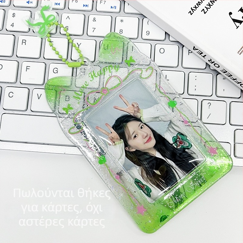 Διαφανής θήκη καρτών PVC για κάρτες ID/πρόσβασης, φοιτητικές κάρτες και κάρτες λεωφορείου/μετρό — στυλ INS