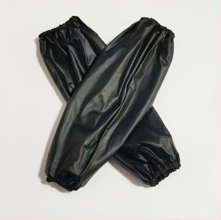Λευκές διαφανείς μανσέτες PVC, unisex, κατάλληλες για οικιακή χρήση, αδιάβροχες και ανθεκτικές στο λάδι, ένα μέγεθος.
