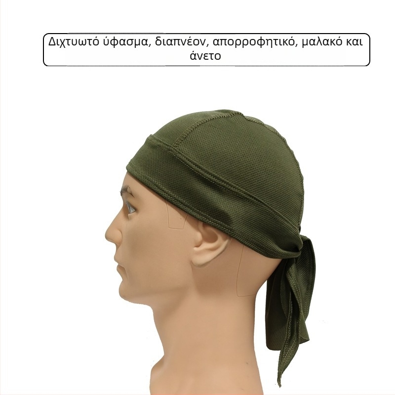 Ποδηλατικό καπέλο με δίχτυ ύφασμα που στεγνώνει γρήγορα, καπελάκι σε στυλ πειρατή για προστασία από τον ήλιο το καλοκαίρι, υπαίθρια οδήγηση