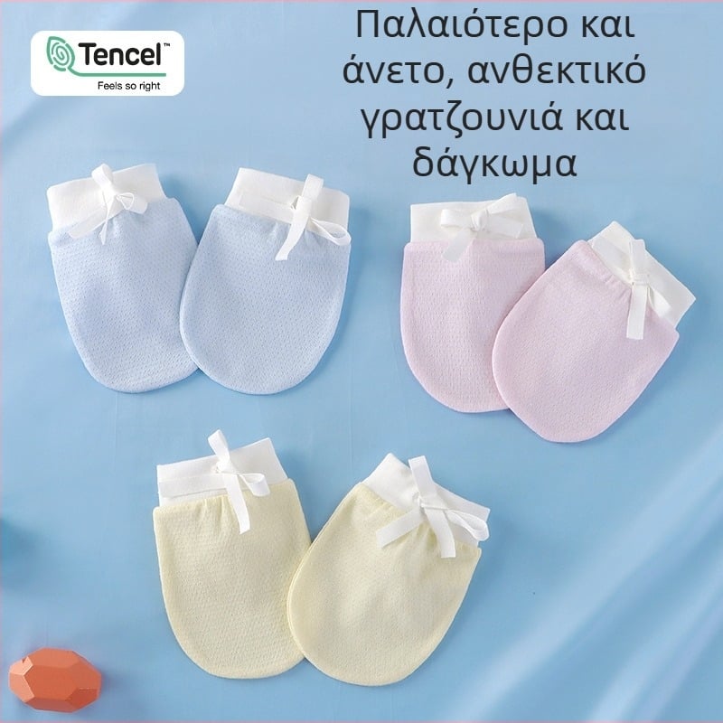 Γάντια κατά των γρατζουνιών νεογέννητων | Unisex, Μάρκα Cute, Εποχές: Καλοκαίρι, Άνοιξη, Φθινόπωρο, Κυκλοφορία: Καλοκαίρι 2025