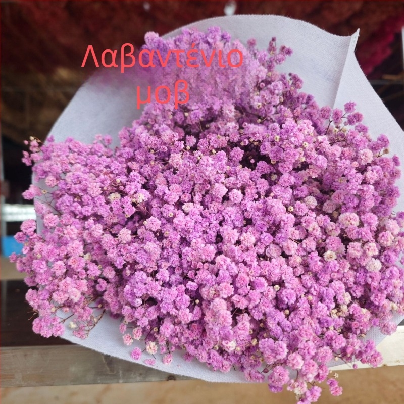 Μπουκέτο αποξηραμένων λουλουδιών Starry Sky, διατηρημένα λουλούδια, 400–500 g