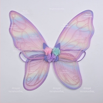 3D φτερά πεταλούδας για κοστούμι, διακοσμητικό πίσω μέρος με γκλίτερ για σκηνικές εμφανίσεις