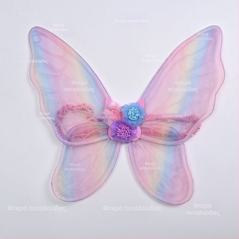 3D φτερά πεταλούδας για κοστούμι, διακοσμητικό πίσω μέρος με γκλίτερ για σκηνικές εμφανίσεις