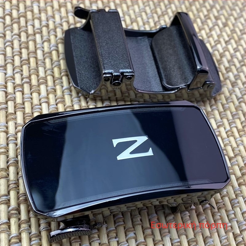 Αυτόματη πόρπη ζώνης – κράμα ψευδαργύρου, ορθογώνιο σχήμα, μοτίβο με γράμματα, στυλ ανάπαυσης, για εξωτερικές δραστηριότητες