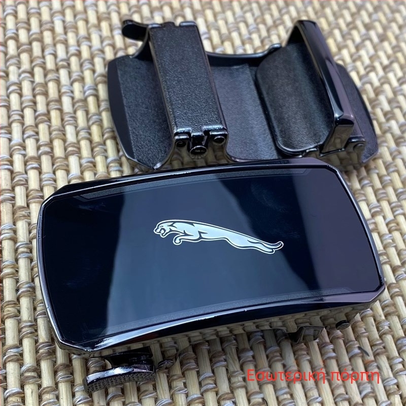 Αυτόματη πόρπη ζώνης – κράμα ψευδαργύρου, ορθογώνιο σχήμα, μοτίβο με γράμματα, στυλ ανάπαυσης, για εξωτερικές δραστηριότητες