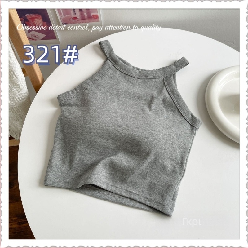 Κομψό camisole από 100% βαμβάκι με τιραντάκια και ενσωματωμένες επένδυσεις στήθους, κατάλληλο για layering ή εξωτερική χρήση – γυναικείο τοπ