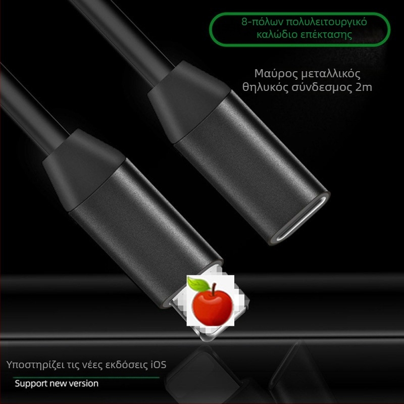 Καλώδιο patch ESYNC 8PIN EXTEND Woven, 8-core χαλκός, έξοδος ήχου