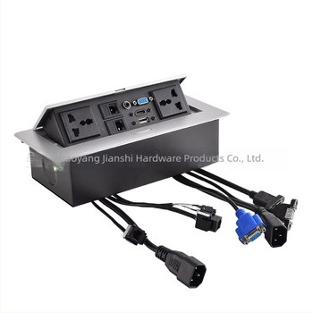 Αναδυόμενη ενσωματωμένη πολυλειτουργική επιτραπέζια πρίζα, Μάρκα Jian shi, εγκατάσταση σε επιφάνεια εργασίας