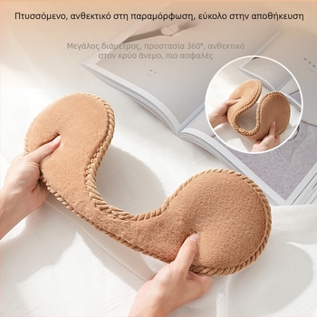 Ακουστικά προστασίας για τον χειμώνα, με πίσω τοποθέτηση, για ενήλικες, προστασία από το κρύο και ζεστασιά για τα αυτιά