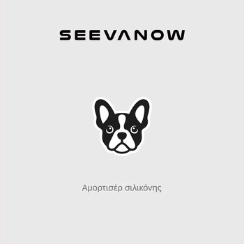 Απορροφητής κραδασμών ρακέτας τένις με χαριτωμένο σχέδιο σκύλου — αποσβεση κραδασμών