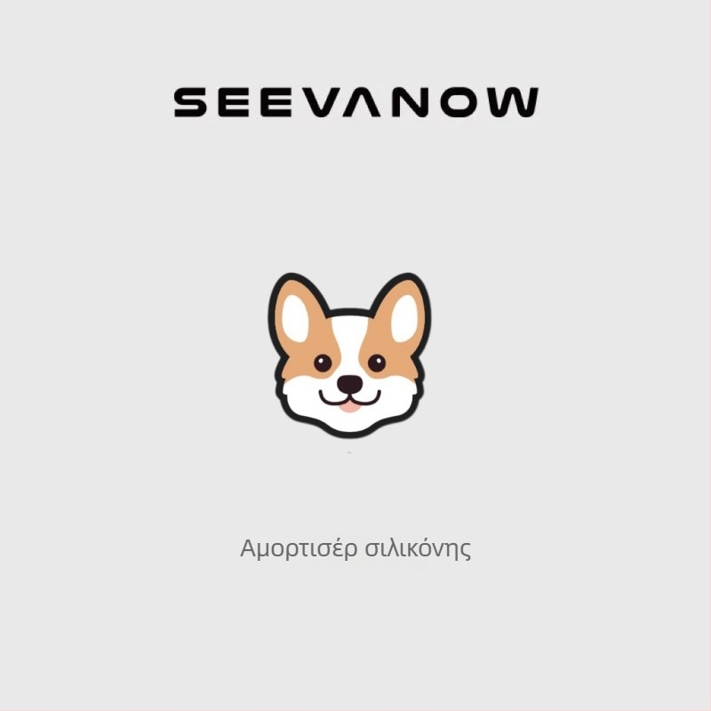 Απορροφητής κραδασμών ρακέτας τένις με χαριτωμένο σχέδιο σκύλου — αποσβεση κραδασμών