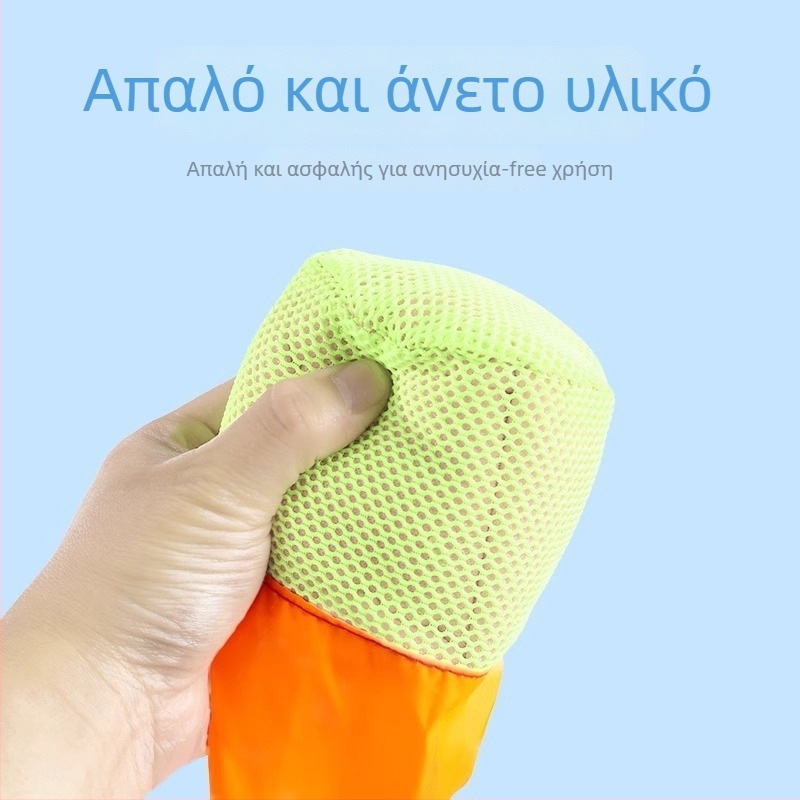 Εξωτερικό σετ αισθητηριακής εκπαίδευσης: ρίψη σακουλών με άμμο και μαλακές μπάλες με κορδέλες, από ύφασμα, για παιδιά 4–6 ετών