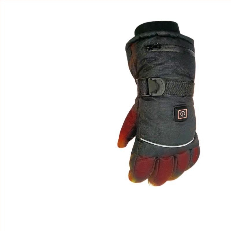 Θερμαινόμενα γάντια επαναφορτιζόμενα για τον χειμώνα – ποδηλασία/σκι, ναΐλον, unisex ενήλικες, οθόνη αφής