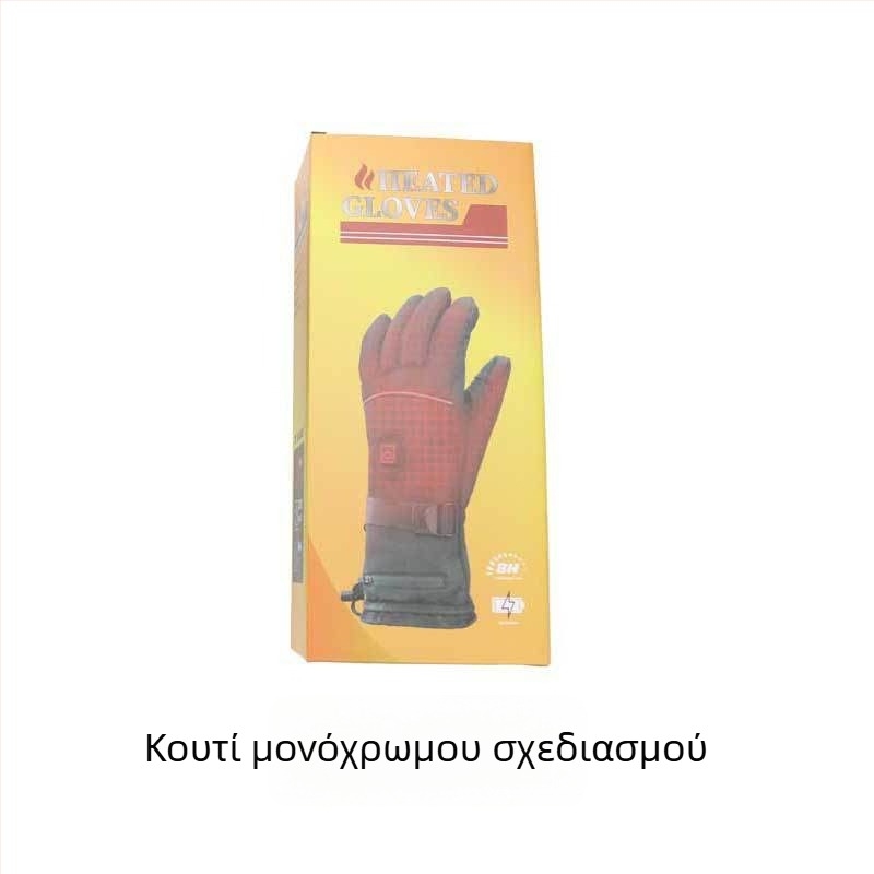 Θερμαινόμενα γάντια επαναφορτιζόμενα για τον χειμώνα – ποδηλασία/σκι, ναΐλον, unisex ενήλικες, οθόνη αφής