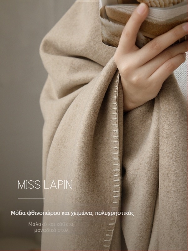 Μαλλινο ριχτάρι για καναπέ, μονόχρωμο σχέδιο, απλός και μοντέρνος στυλ, ποιότητα πρώτης κατηγορίας, τύπος κουβέρτας: Άλλο