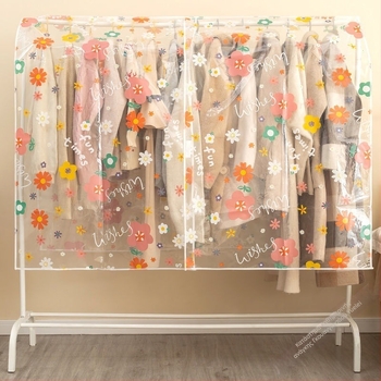 Κάλυμμα ρούχων από πλαστικό κατά της σκόνης – Απλό κινεζικού ύφους, για ταξίδια, προστασία από σκόνη