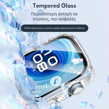 Προστατευτικό κάλυμμα PC για Huawei Fit3/Fit4/Fit4 Pro με ενσωματωμένο φιλμ προστασίας, 20 g, Binghong